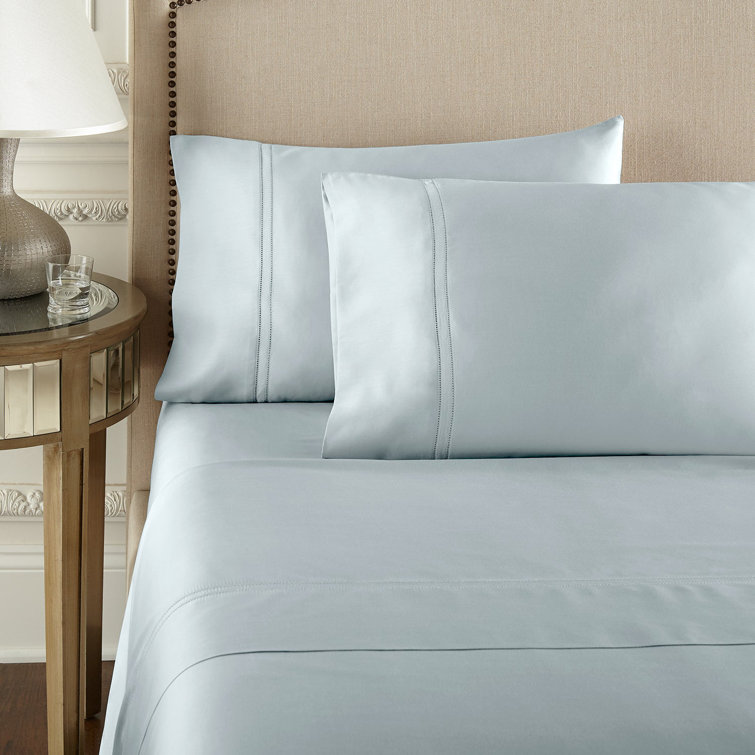 Ivory Queen Egyptian Cotton Sateen Sheet Set
