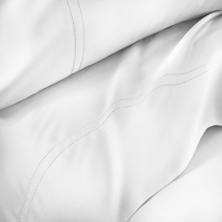 White Queen Egyptian Cotton Sateen Sheet Set