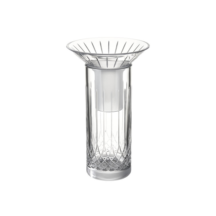 12" Clear Crystal Bouquet Table Vase