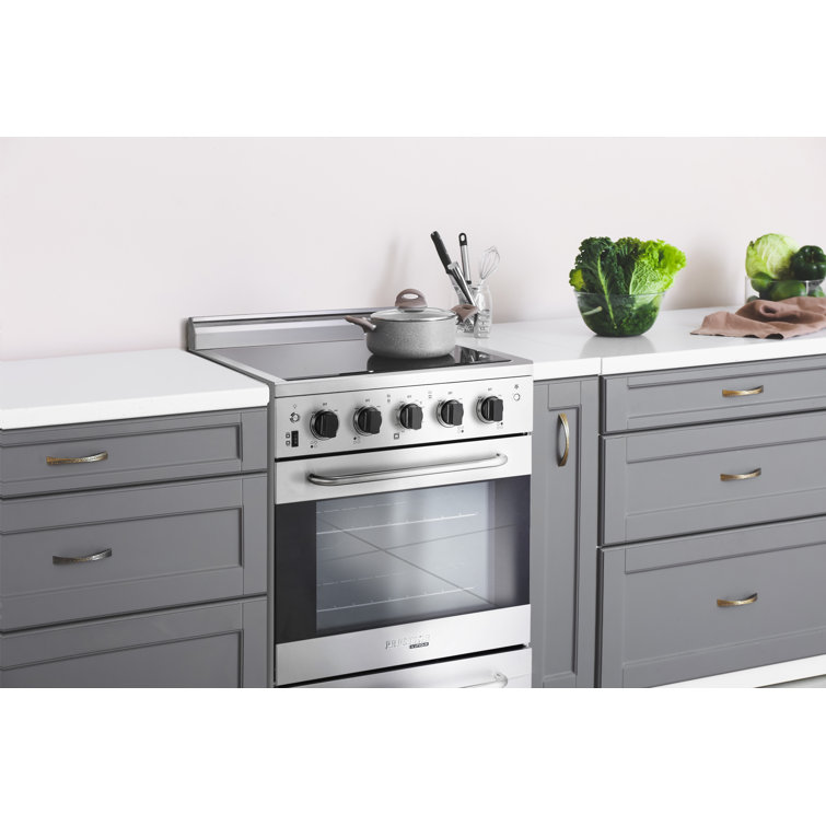 Prestige 20" Stainless Steel Freestanding Electric Range with Convection Oven