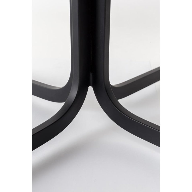 Modern Swivel Butterfly Accent Chair in Brown Faux Leather