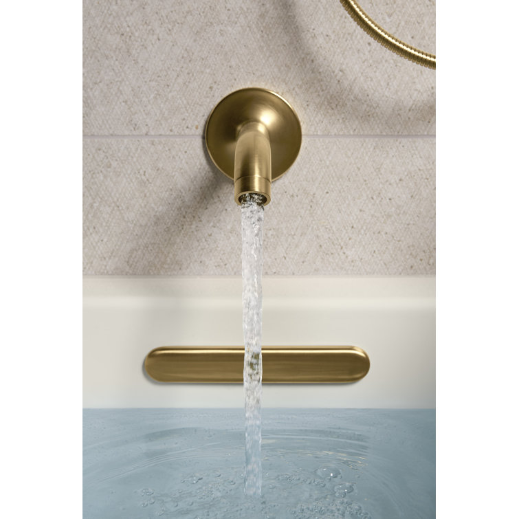 White Acrylic 60" x 32" Rectangular Alcove Soaking Bathtub
