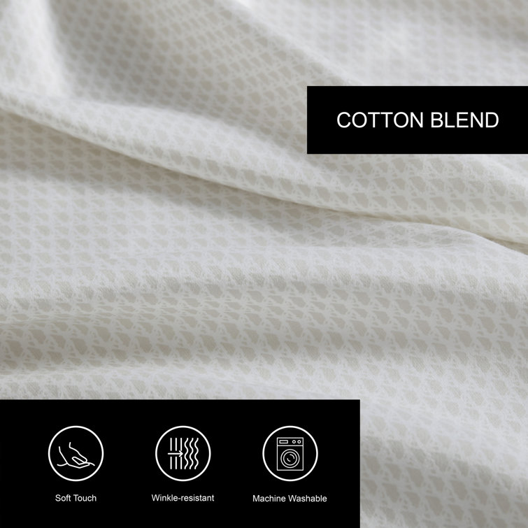 Ivory Queen Cotton Blend Deep Pocket Sheet Set