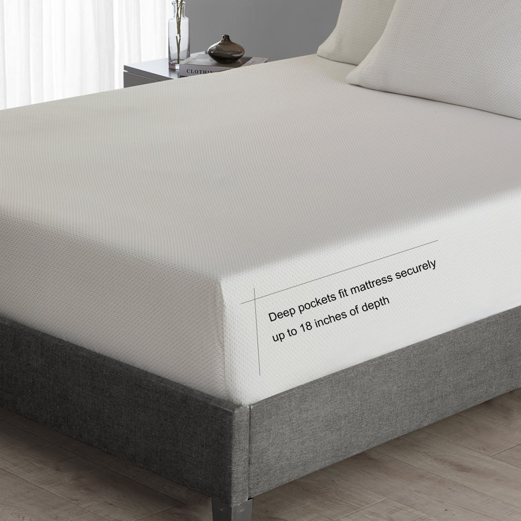 Ivory Queen Cotton Blend Deep Pocket Sheet Set