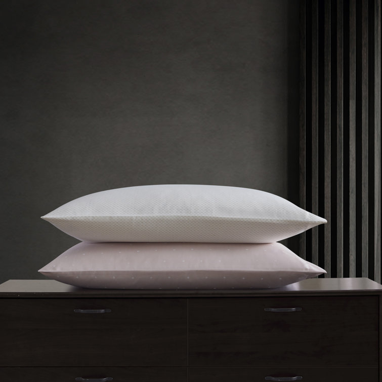 Eyelet Pink Queen Sheet Set in Cotton-Polyester Blend with Deep Pockets