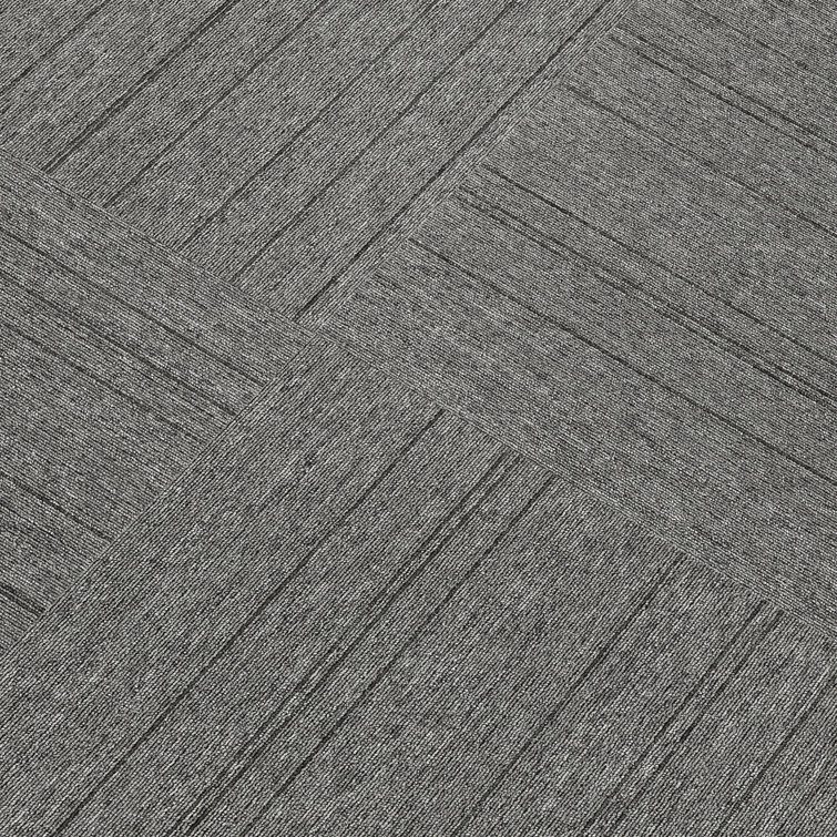 Mohawk Basics 24" x 24" Iron PET Fiber Carpet Tiles