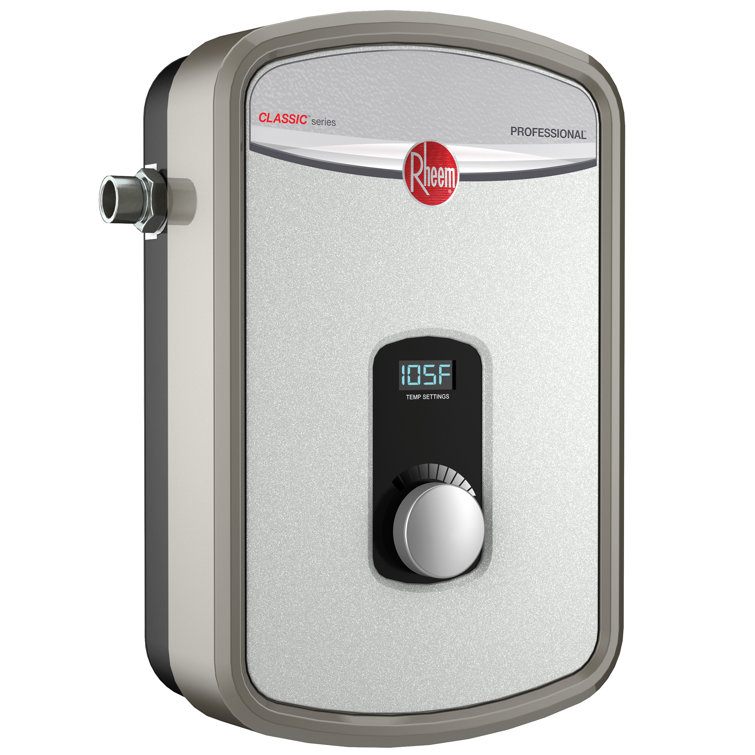 Rheem 8kW 240V Silver Tankless Electric Water Heater