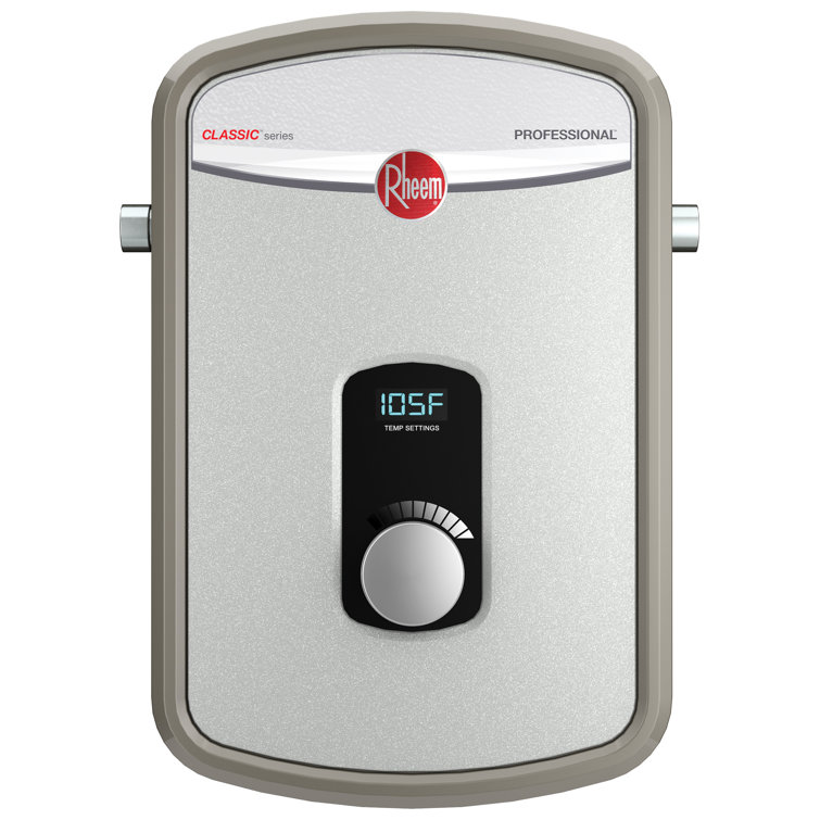 Rheem 8kW 240V Silver Tankless Electric Water Heater