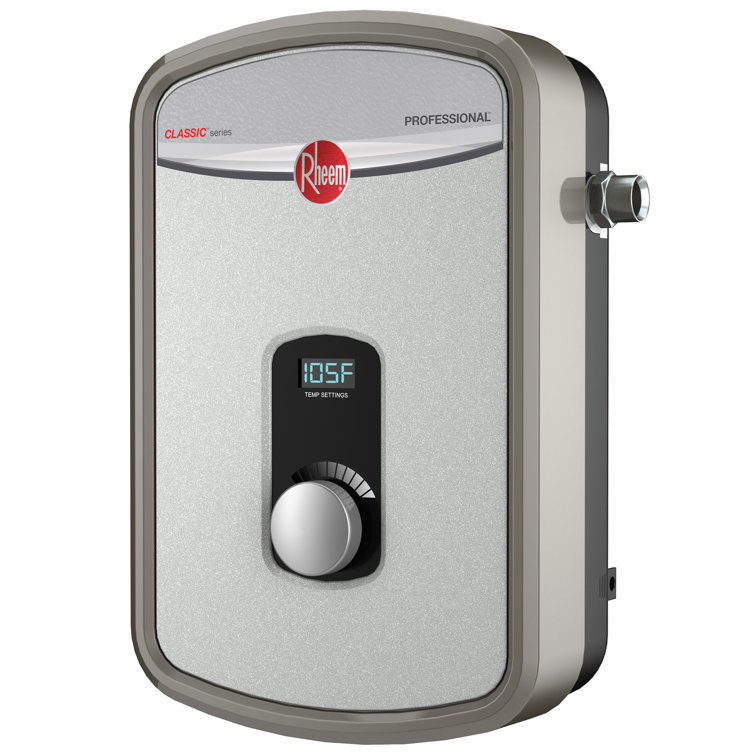 Rheem 8kW 240V Silver Tankless Electric Water Heater