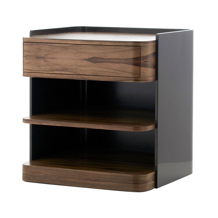 Chateau Gray Ofram Veneer Rectangular End Table with Storage
