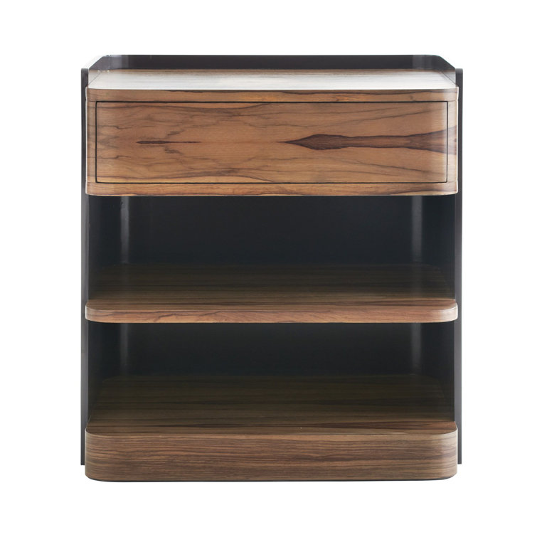 Chateau Gray Ofram Veneer Rectangular End Table with Storage