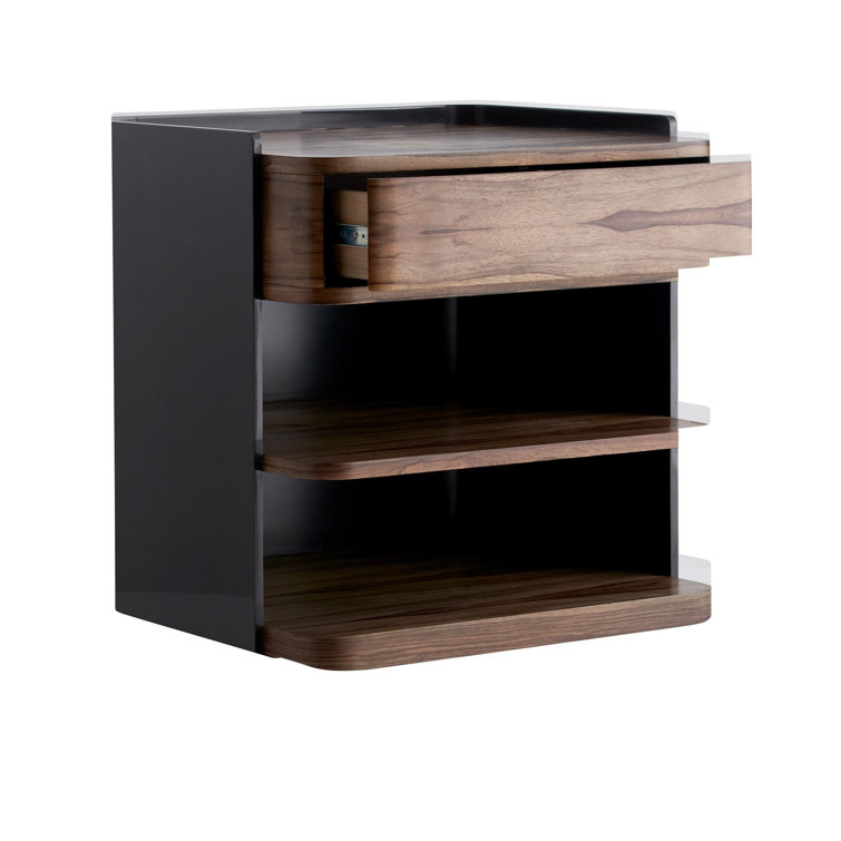 Chateau Gray Ofram Veneer Rectangular End Table with Storage