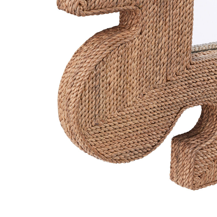 Mowgli Tobacco Stained Abaca 41.5" Rectangular Wall Mirror