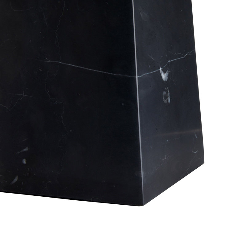 Osbert English Bronze and Black Marble LED Table Lamp