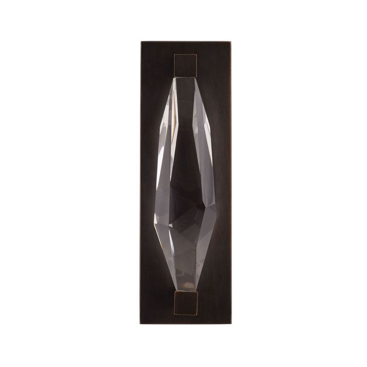 Maisie Bronze and Crystal LED Wall Sconce