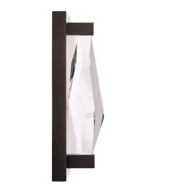 Maisie Bronze and Crystal LED Wall Sconce