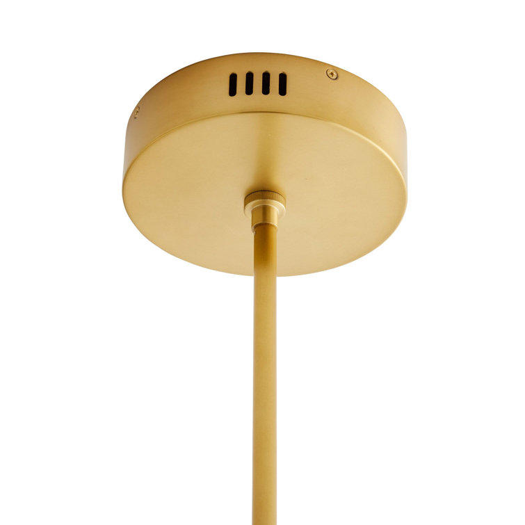 Constellation Elegance 45" Brass Chandelier with Opal Glass Shades
