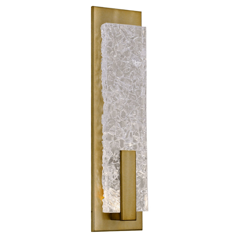 Dimmable Brass and Bronze Artisan Wall Sconce