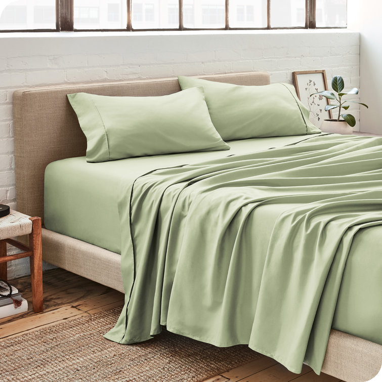 Light Gray California King Ultra-Soft Microfiber Sheet Set