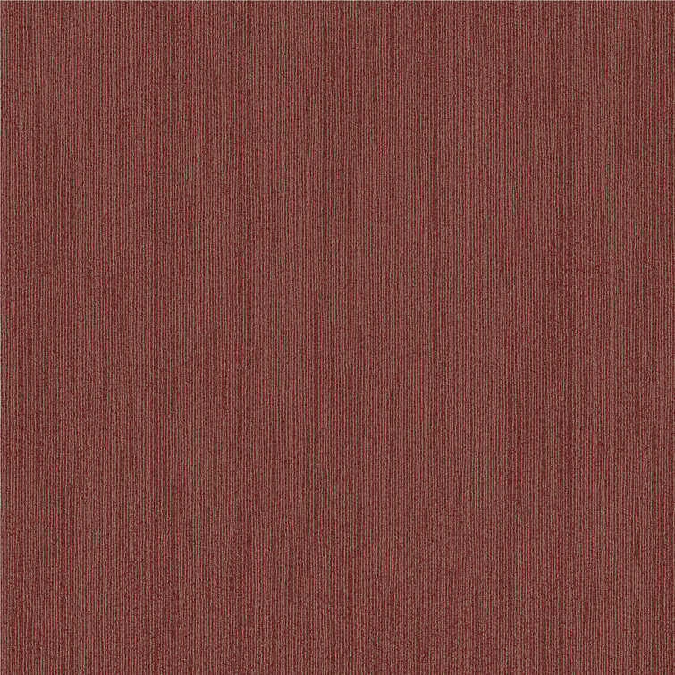 Melvin Red and Gold Striped Vinyl Wallpaper Roll