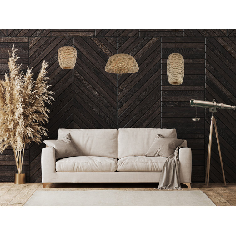 Tulum Black Bamboo Wicker 7" Dimmable Pendant Light