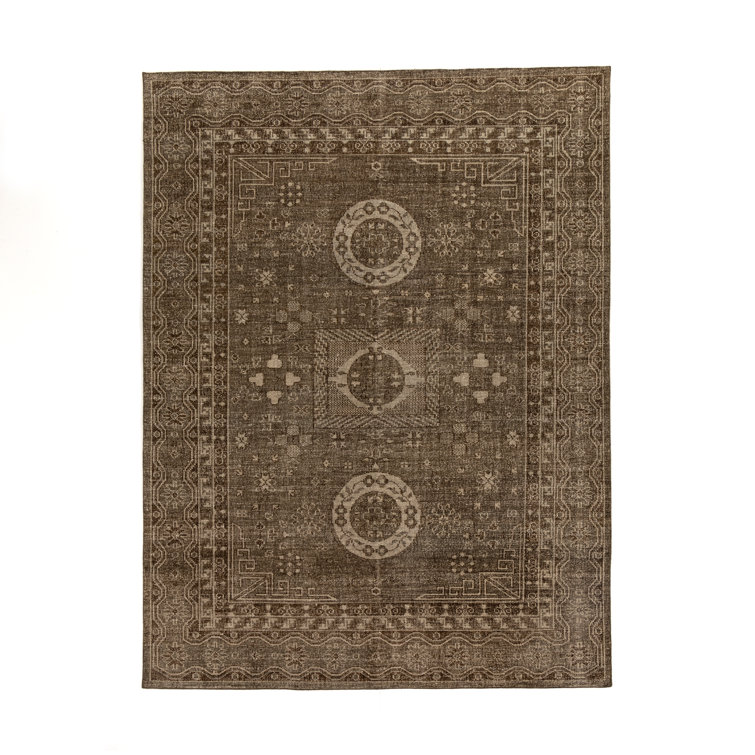 Cortona Hand-Knotted Cream Wool Area Rug 8' x 10'