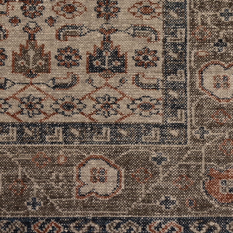Prato Hand-Knotted Wool and Cotton Rug in Earth Tones