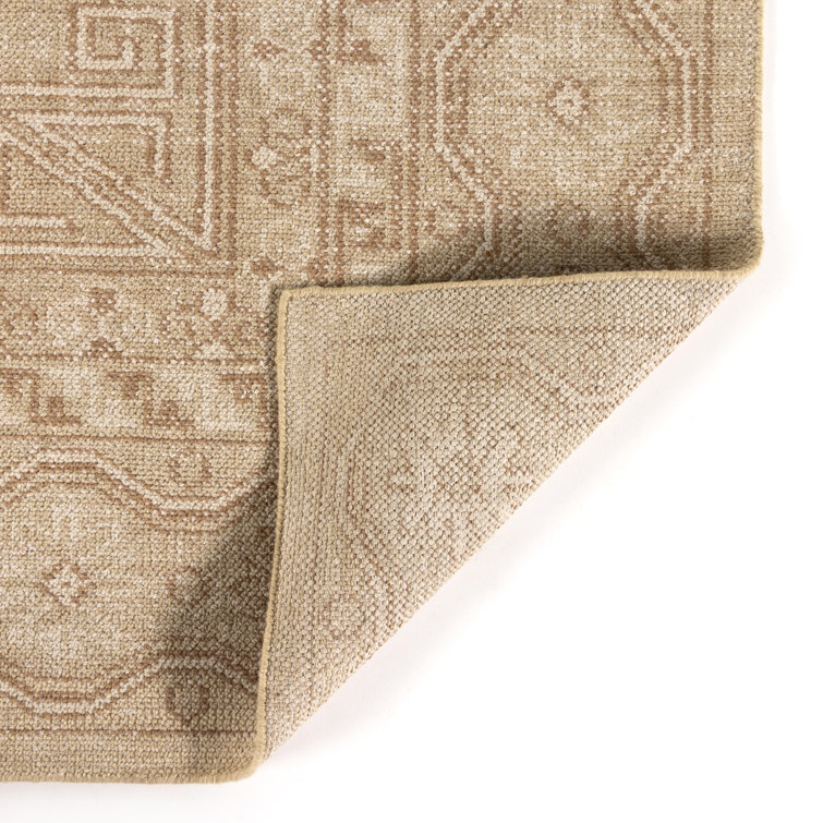 Cortona Hand-Knotted Cream Wool Area Rug 8' x 10'