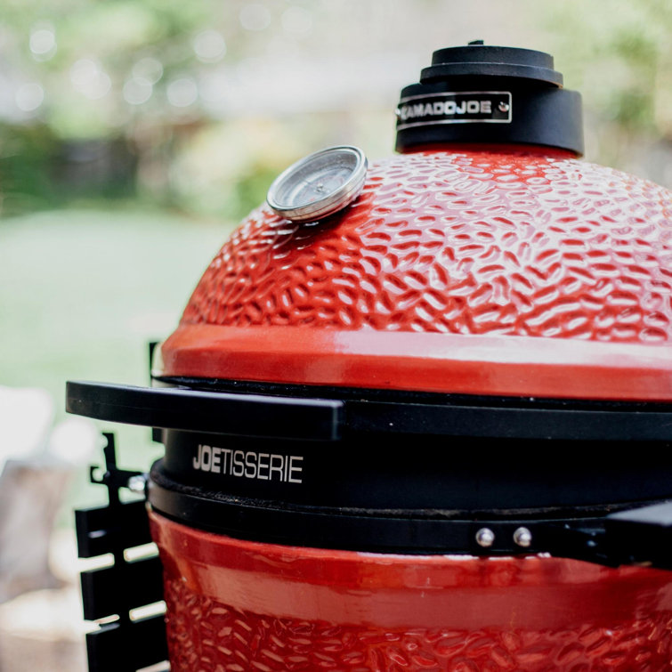 Kamado Joe Black 27" Cast Aluminum Grill Rotisserie