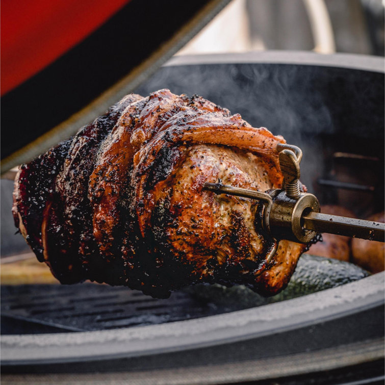 Kamado Joe Black 27" Cast Aluminum Grill Rotisserie