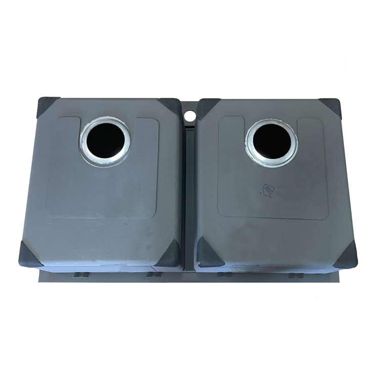 Sinber 33" Stainless Steel Double Bowl Drop-In Kitchen Sink