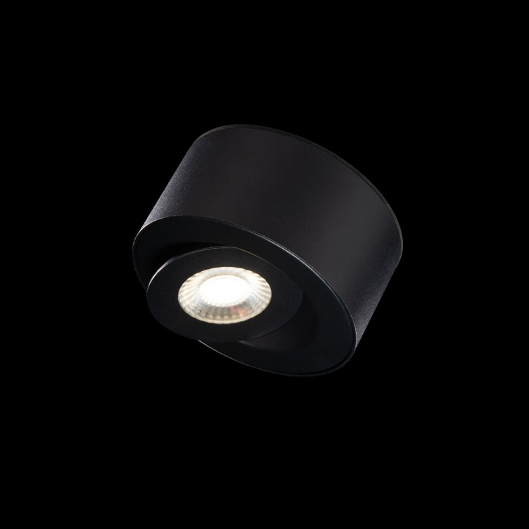 Black Aluminum 5" LED Indoor/Outdoor Flush Mount
