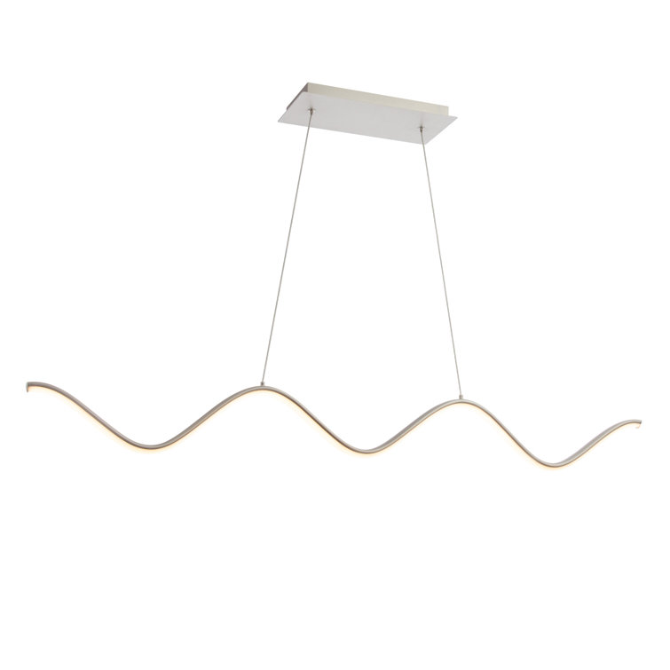 Morae Brushed Nickel LED Indoor/Outdoor Pendant Light