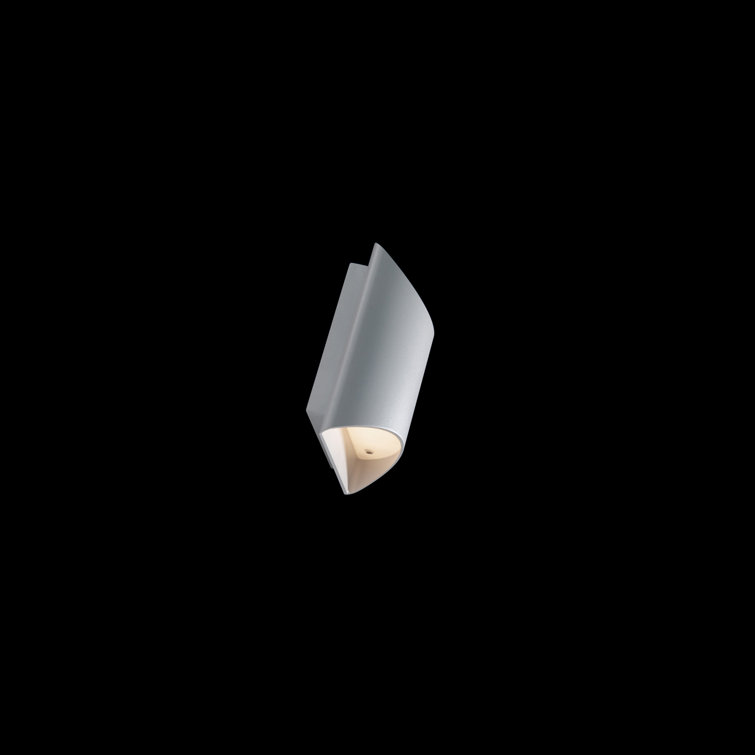 Duet Minimalist White Aluminum LED Wall Sconce