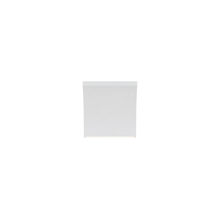 Cornice Contemporary Rectangular LED Wall Sconce, White