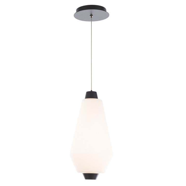 Amelia Black Opal Glass Mini LED Pendant Light