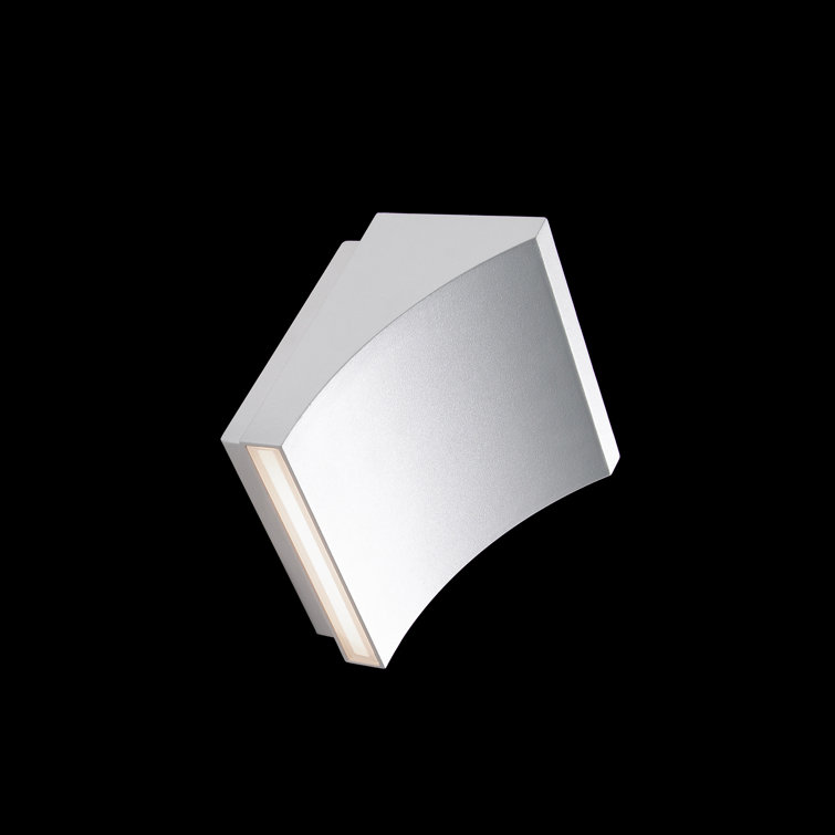 Cornice Contemporary Rectangular LED Wall Sconce, White