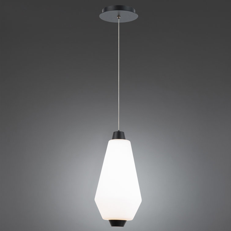Amelia Black Opal Glass Mini LED Pendant Light