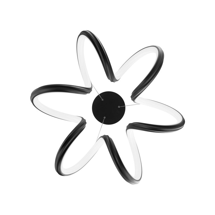 Mamba Black Scrollwork LED Pendant for Indoor/Outdoor Use
