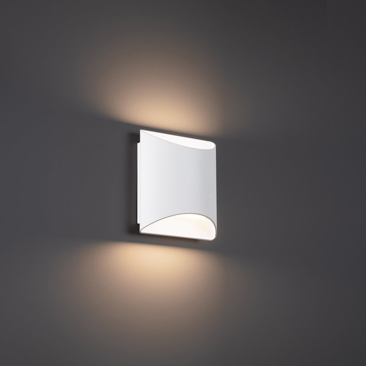 White Minimalist Dimmable LED Wall Sconce