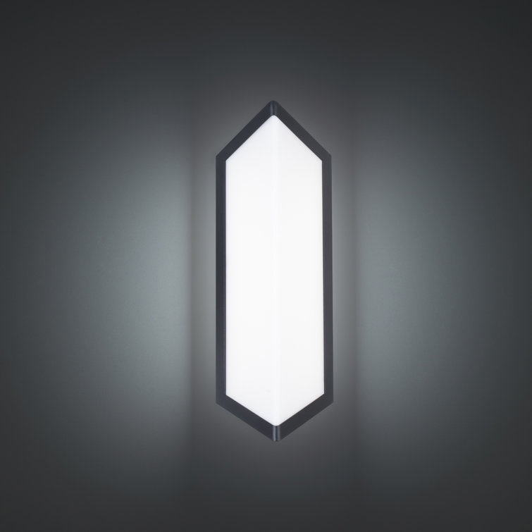 Corte 15" Black Aluminum LED Wall Sconce