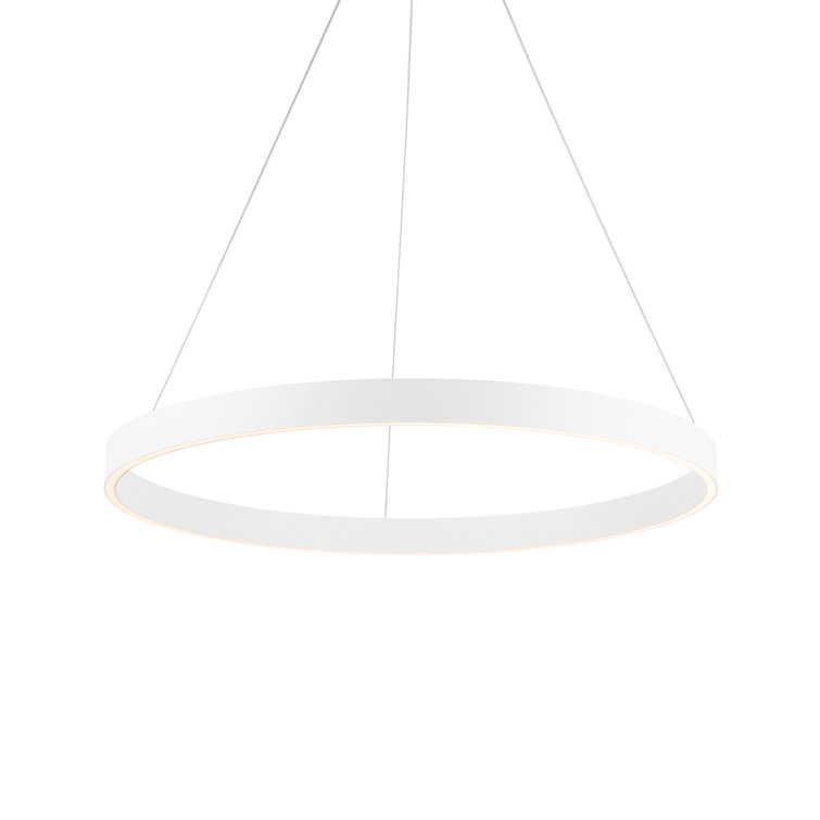 Sirius 24" White LED Pendant with Silicone Shade for Indoor/Outdoor