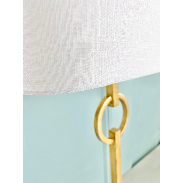 Elaina 36.5" Gold and Crystal Table Lamp