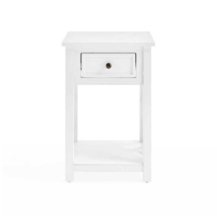Middlebury 3-Piece Pine Wood Coffee & End Table Set in Crisp White