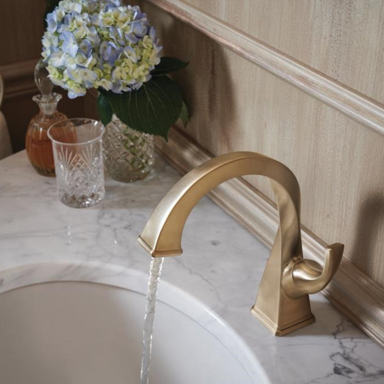 EcoLux Polished Nickel Single Hole Bathroom Faucet