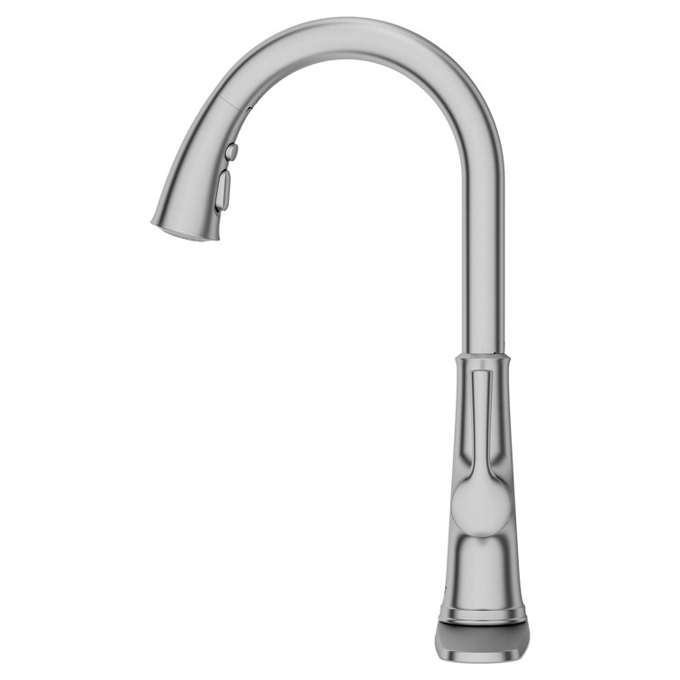 Stainless Steel Pull-Down Single Handle Kitchen Faucet