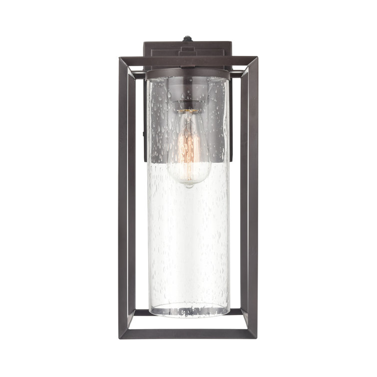 Bronze Direct Wired Electric Outdoor Wall Sconce