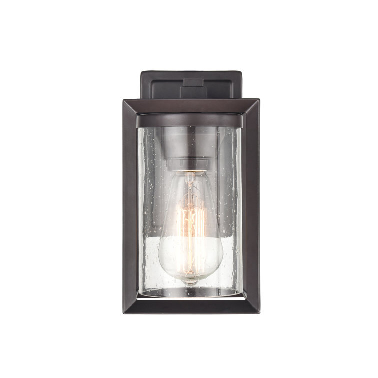Wheatland 10'' Bronze Cylinder Direct Wired Sconce