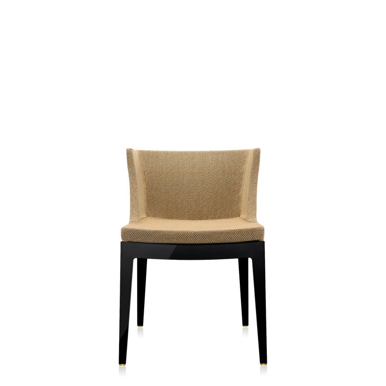 Philippe Starck Black Raffia Woven Leather Armchair