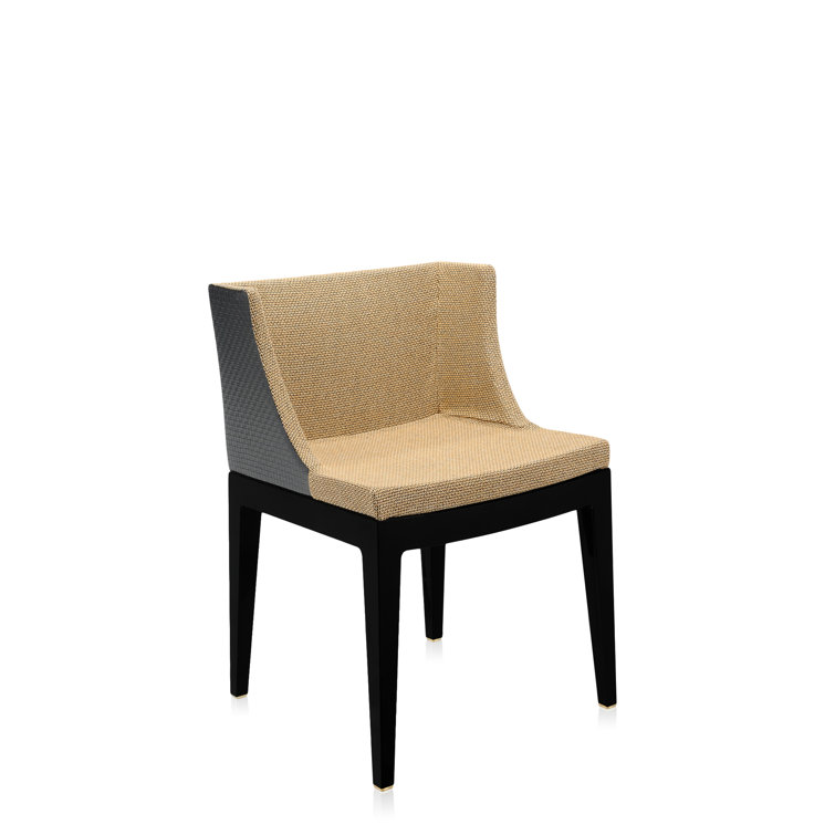 Philippe Starck Black Raffia Woven Leather Armchair